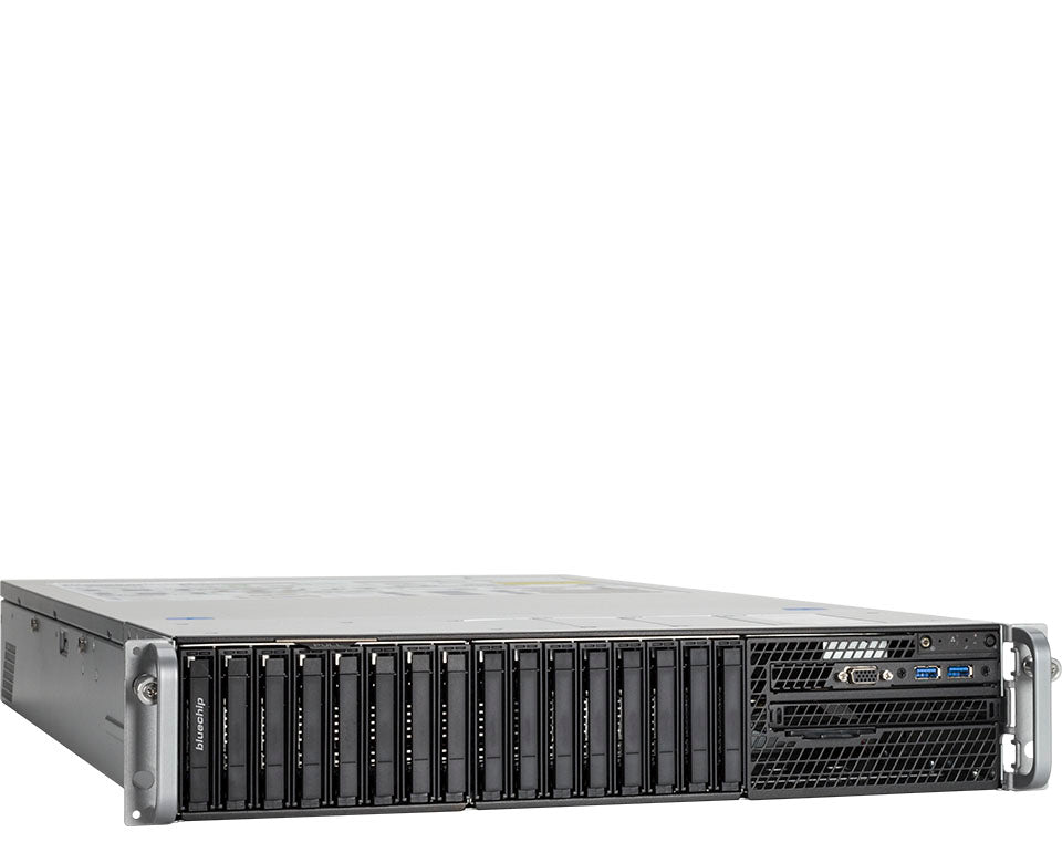 bluechip SERVERline All-Flash-Storage (NVMe + SSD)